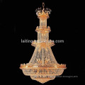 Large size luxury crystal chandelier light,hotel crystal high ceiling lighting fixture-16052